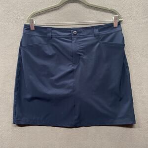 Eddie Bauer Skort Skirt Blue Womens 10 Outdoor Golf Stretch Comfortable